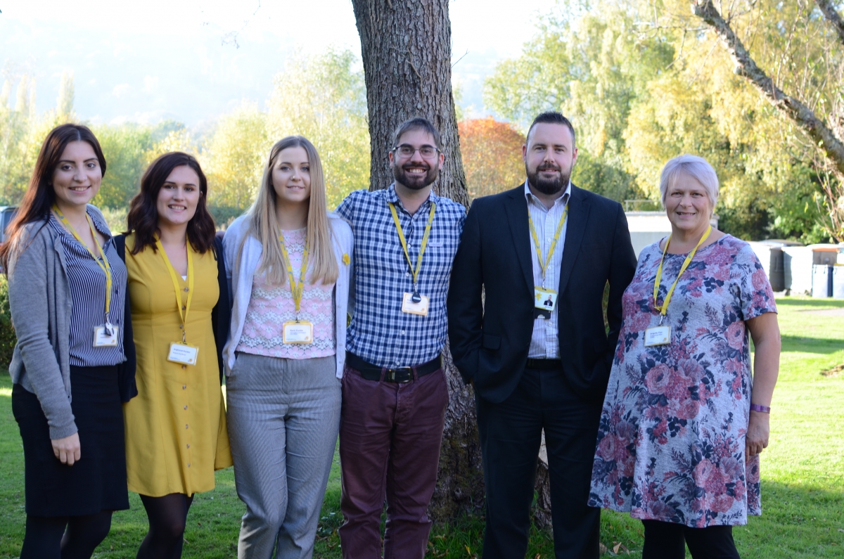 The Marie Curie helpline team